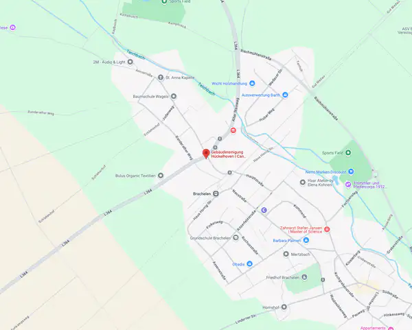 Karte Gebäudereinigungsfirma Hückelhoven